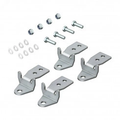 Кронштейны для настенного крепления с удлиненными болтами и гайкой самофиксации для навесных и      клеммных корпусов, 4 шт.