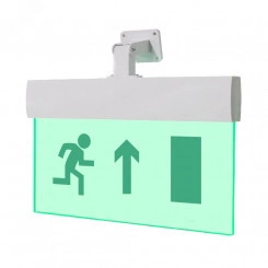 Оповещатель световой М-12-УЛЬТРА Человек вправо стрелка вверх в дверь (универсальное крепление)