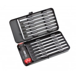 Отвертка c регулировкой крутящего момента Серия Nm 3,0-5,4 с набором насадок 12 шт в кейсе Отвертка c регулировкой крутящего момента Серия Nm 3,0-5,4 с набором насадок 12 шт в кейсе