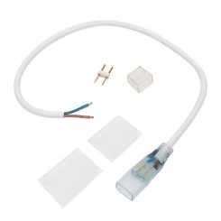 Коннектор с проводом для одностороннего неона 8х16мм