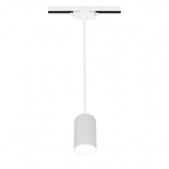 Светильник трековый, подвесной, ARTLINE, цилиндр, 55х55х100mm, GU10, 230В, алюминий, 2,6м, белый, 59927 6, Ritter Светильник трековый, подвесной, ARTLINE, цилиндр, 55х55х100mm, GU10, 230В, алюминий, 2,6м, белый, 59927 6, Ritter