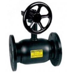 Кран шаровой КШТ 61.103.350 стальной для теплоснабжения станд. проход DN 350 PN 25 фланцевый с редуктором Кран шаровой КШТ 61.103.350 стальной для теплоснабжения станд. проход DN 350 PN 25 фланцевый с редуктором