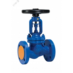 Клапан (Вентиль) запорный сильфонный фланцевый DN32 PN40 стальной