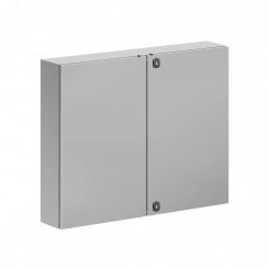 Корпус навесной STH с М/П с двустворчатой дверью, нержавеющая сталь AISI316, ВхШхГ 800x1000x200 мм, с фланцем