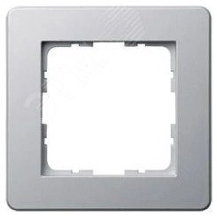 Рамка G-Flex 1-постовая, цвет Алюминий Рамка G-Flex 1-постовая, цвет Алюминий