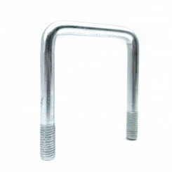 Скоба П-образная 30х30 мм с резьбой М6 без гаек Скоба П-образная 30х30 мм с резьбой М6 без гаек