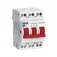 Выключатель-разъединитель трехпозиционный 3P 40A ВР-103 Выключатель-разъединитель трехпозиционный 3P 40A ВР-103