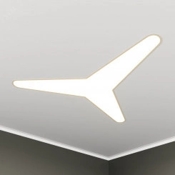 Светильник светодиодный RVE-LBX-KASAI-SOFT-1446-VG (Трехлучевая звезда закругл. 1446х1274х130мм 52Вт встраиваемый под шпаклевку 4000K Белый) Светильник светодиодный RVE-LBX-KASAI-SOFT-1446-VG (Трехлучевая звезда закругл. 1446х1274х130мм 52Вт встраиваемый под шпаклевку 4000K Белый)