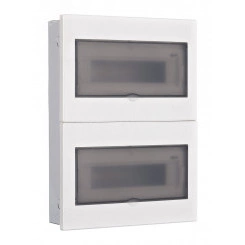 Корпус встраиваемый прозрачная дверь 2 ряда 26 мод. IP41 ЩРВ-М