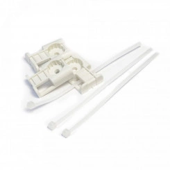 Комплект крепления площадка для прямого монтажа белая со стяжкой 2,5х100 мм Комплект крепления площадка для прямого монтажа белая со стяжкой 2,5х100 мм