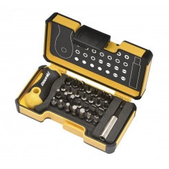 Набор бит SL/PZ/PH/HEX/Tx с рукояткой ERGONIC и битодержателем в кейсе, 30 шт Набор бит SL/PZ/PH/HEX/Tx с рукояткой ERGONIC и битодержателем в кейсе, 30 шт