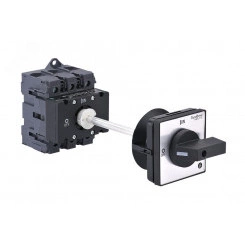 ВЫКЛЮЧАТЕЛЬ-РАЗЪЕДИНИТЕЛЬ 3P 100A С ЧЁРНОЙ ВЫНОСНОЙ РУКОЯТКОЙ НА ДИН-РЕЙКЕ/ПЛАТЕ