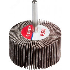 Круг шлифовальный лепестковый d 60x30 мм, P320 Круг шлифовальный лепестковый d 60x30 мм, P320