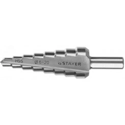 Сверло ступенчатое сверло ступенчатое 6-20мм 8 ступеней