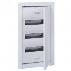 Щит распределительный встраиваемый ЩРв-п-36 пластиковый UK600 с дверью и самозажимными клеммами N/PE (UK636N3)