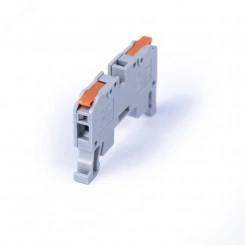 Клемма соединительная универсальная проходная 1 полюс с рычагом на DIN-рейку 2.5 (1шт) Клемма соединительная универсальная проходная 1 полюс с рычагом на DIN-рейку 2.5 (1шт)