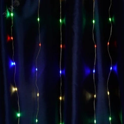Гирлянда занавес Водопад LED мультиколор 2х2м Гирлянда занавес Водопад LED мультиколор 2х2м