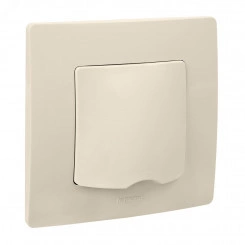 Вывод кабеля IP21 Etika с зажимом для кабеля слоновая кость Вывод кабеля IP21 Etika с зажимом для кабеля слоновая кость