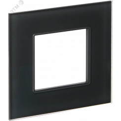 SKANDY Рамка 1-местная SK-F21G стекло графит IEK