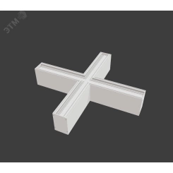 Светильник светодиодный ДСО-30Вт 4000К X-Line X-образный черный