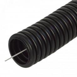 Труба гофрированная ПП легкая 350 Н безгалогенная (HF) стойкая к ультрафиолету черная с/з dвн 18,3 мм, dнар 25 мм (10м/уп) Промрукав Труба гофрированная ПП легкая 350 Н безгалогенная (HF) стойкая к ультрафиолету черная с/з dвн 18,3 мм, dнар 25 мм (10м/уп) Промрукав