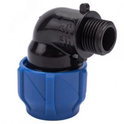 Отвод компрессионный присоединительный ПНД НР 32х1 (75/15) Отвод компрессионный присоединительный ПНД НР 32х1 (75/15)