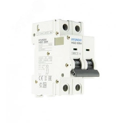 Автоматический выключатель HGD63-M 2PMCS0000C 00001 2 полюса, 1А, ток к.з. 6kA, хар-ка C (STANDARD) Автоматический выключатель HGD63-M 2PMCS0000C 00001 2 полюса, 1А, ток к.з. 6kA, хар-ка C (STANDARD)