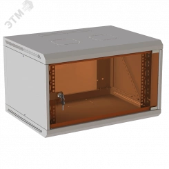 Шкаф настенный телекоммуникационный 600х350 мм, 6U, ТВЛ-6U-600-350-СР