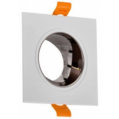 LIGHTING Светильник 4107 встраиваемый поворотный под лампу GU10 белый/шоколад пластик IEK LIGHTING Светильник 4107 встраиваемый поворотный под лампу GU10 белый/шоколад пластик IEK