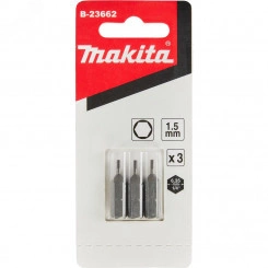 Насадка бита HEX1.5, 25 мм, C-form, 3 шт. Насадка бита HEX1.5, 25 мм, C-form, 3 шт.