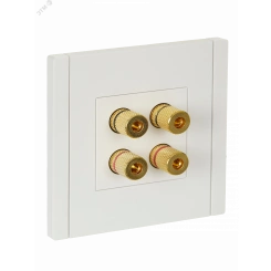 FORTE&PIANO Аудиорозетка 4-местная FP239 белый IEK