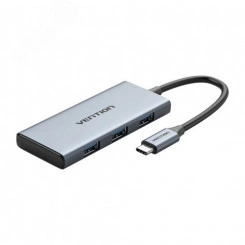 Хаб USB Type C 6 в 1, USB 3.1, HDMI 19, TF, SD, MS, CF, XD