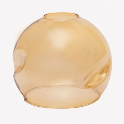 Плафон 34-228-ф130/в42 Полусфера мятый янтарь Плафон 34-228-ф130/в42 Полусфера мятый янтарь