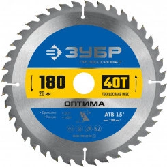 Диск пильный по дереву Оптима 180 x 20мм 40Т