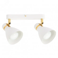 Спот Arte Lamp FAFNIR A5047PL-2WH 2*E27 Металл Белый