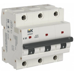 ARMAT Автоматический выключатель M10H 3P K 80А IEK