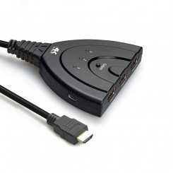 Хаб HDMI v1.4, 3 порта в 1 порт HDMI, с USB питанием