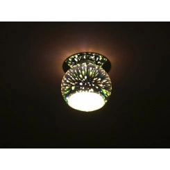 Светильник декор 3D звездный дождь G9,220V, 35W, серебро/мультиколор (50/700)