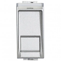 Btichino LL Розетка компьютерная RJ45 категория 5е UTP алюминий Btichino LL Розетка компьютерная RJ45 категория 5е UTP алюминий