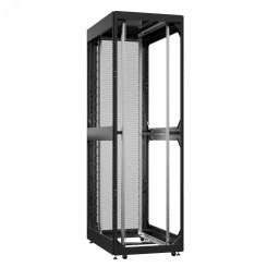 Шкаф серверный 42U 800х1000 передняя дверь: без. задняя дверь: двустворчатая глухой металл IP51. боковые панели: без. цвет: черный RAL9005 