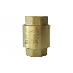 Клапан обратный NRV-R резьбовой PN25 DN 32 Т от-10C...+110 град. материал корпуса латунь CW602N Клапан обратный NRV-R резьбовой PN25 DN 32 Т от-10C...+110 град. материал корпуса латунь CW602N