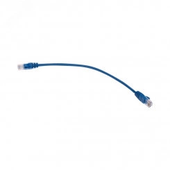 Патч-корд U/UTP, CAT 5e, RJ45-RJ45, 26AWG, LSZH, синий, 0,3м, Патч-корд U/UTP, CAT 5e, RJ45-RJ45, 26AWG, LSZH, синий, 0,3м,