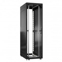 Шкаф серверный 52U 800х1200 передняя дверь: без. задняя дверь: без. боковые панели: глухой металл. цвет: черный RAL9005 