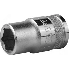 Головка торцевая ''INDUSTRIE QUALITAT'', Cr-V, FLANK, хромосатинированная, 1/2'', 12 мм Головка торцевая ''INDUSTRIE QUALITAT'', Cr-V, FLANK, хромосатинированная, 1/2'', 12 мм