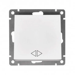 Афина выключатель перекрёстный одноклавишный, с/у, 10А, 220В, механизм белый (еврослот) Афина выключатель перекрёстный одноклавишный, с/у, 10А, 220В, механизм белый (еврослот)