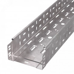 Лоток перфорированный Стандарт INOX (AISI 409) 150х80х3000 (0,7 мм) (6 м/уп)