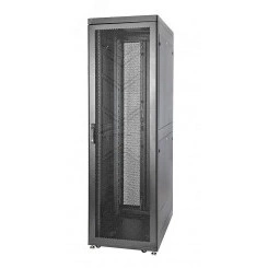 Шкаф Rackcenter D9000 48U 600 x 1000. передняя    дверь перфорированная одностворчатая. задняя дверьперфорированная двустворчатая. черный