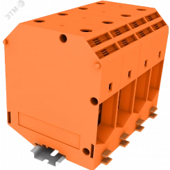 Клемма TU 1-1 винтовая, сечение 240 мм. кв., оранжевая