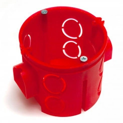 Коробка установочная углубленная 80-0510См безгалогенная (HF) 68х62 с саморезами (8шт/уп) Коробка установочная углубленная 80-0510См безгалогенная (HF) 68х62 с саморезами (8шт/уп)