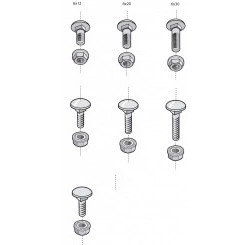 Болт М6 BTRCC 6х20 SS (100шт) Болт М6 BTRCC 6х20 SS (100шт)